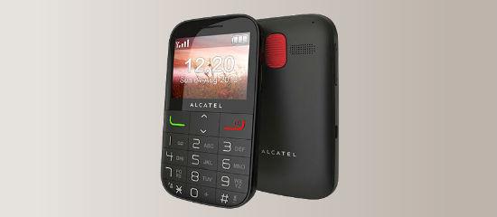 The Alcatel One Touch 2000 in black