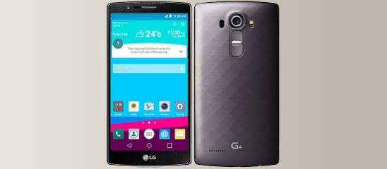 The LG G4 in gray