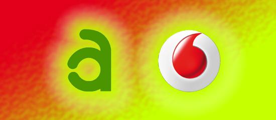 Lototipos de Fundación Vodafone España y de Amóvil